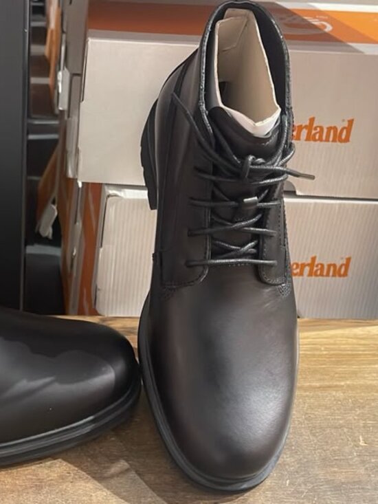 TIMBERLAND MEN\'S WEATHERBUCKS EESNTL MID LACE CHUKKA BOOT BLACK FL GR A5NTS-W02 main image 6